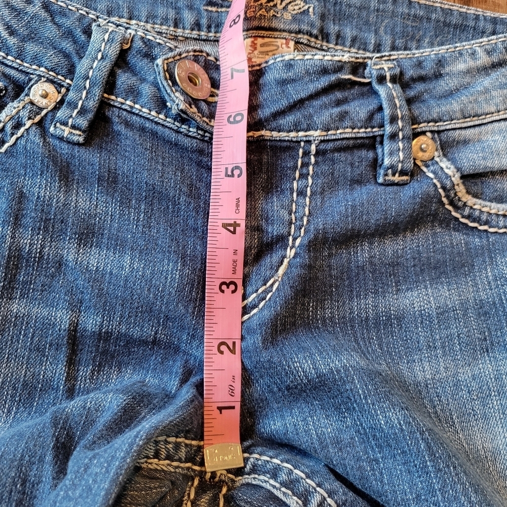 Silver Tuesday Low Rise Flare Denim Jeans - Picture 8 of 12